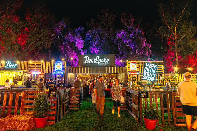 The BentSpoke Beer Garden has returned for Enlighten Festival!