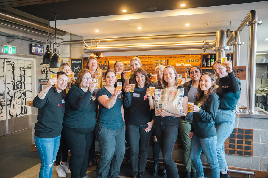 Canberra's First Official Pink Boots Brew Day!